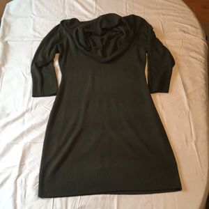 XL hunter green sweater dress